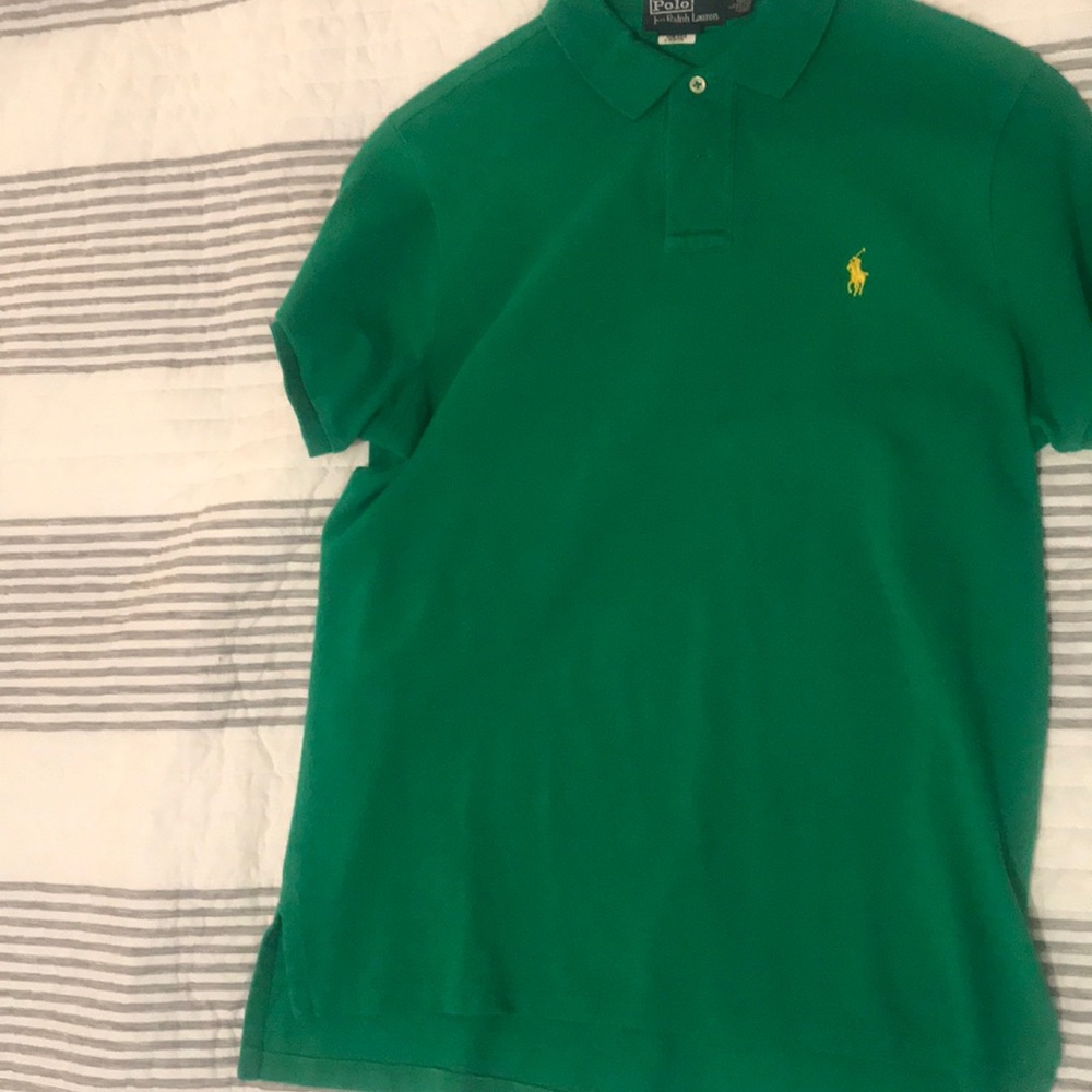 Green Custom Fit Polo Shirt